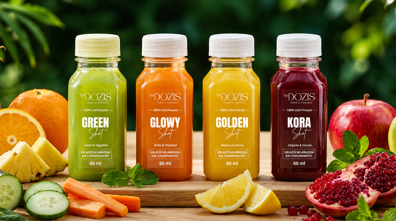 Tres shots Dozis cold-press